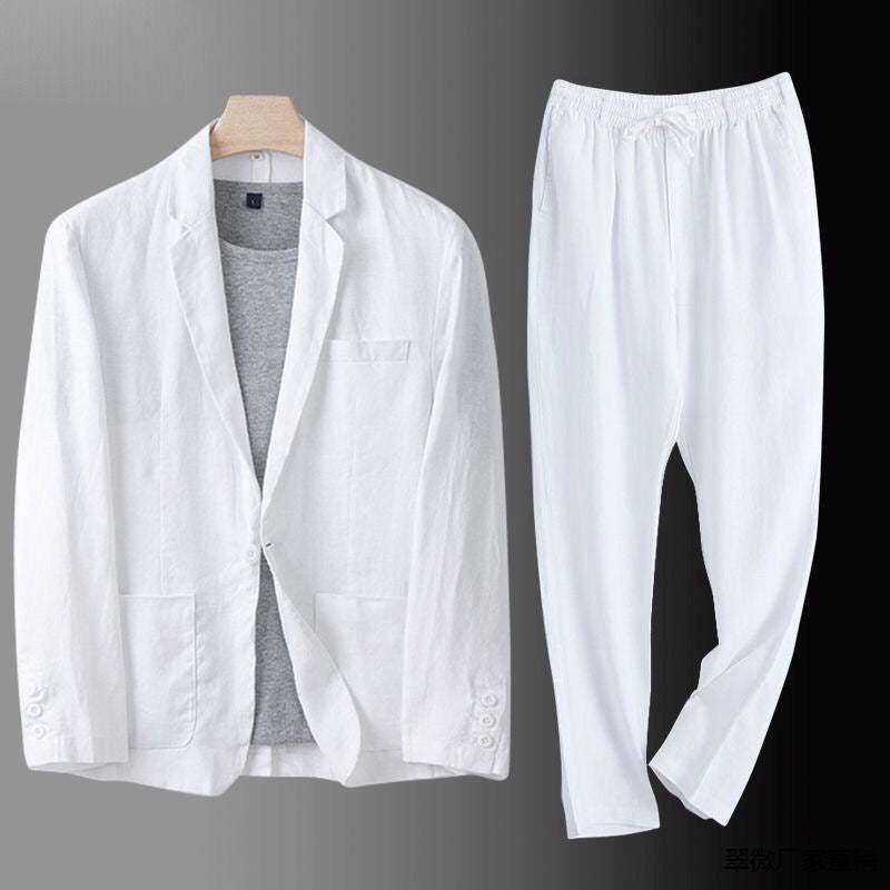 Men's Linen Luxury Suit Two-Piece