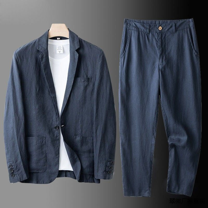 Men's Linen Luxury Suit Two-Piece