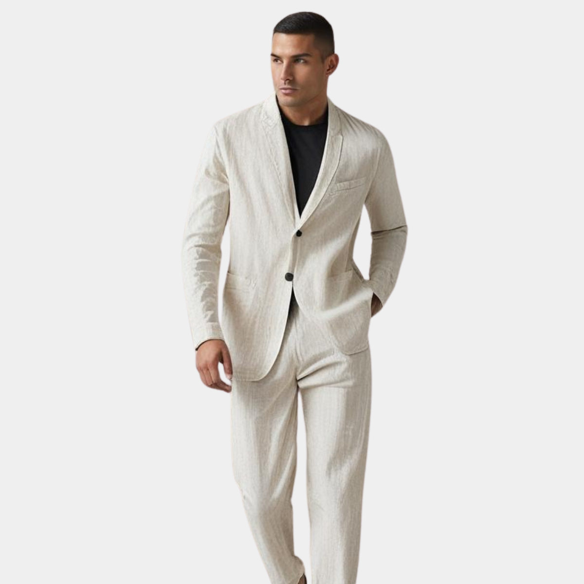 Men's Linen Luxury Suit Two-Piece