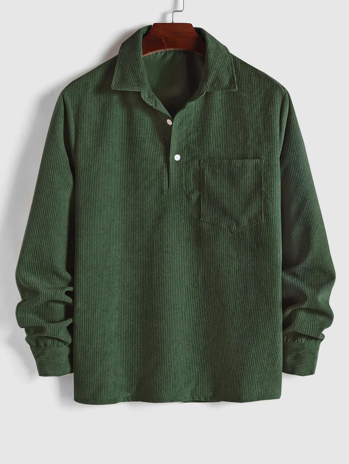 Men's Long Sleeve Button-Up Shirt