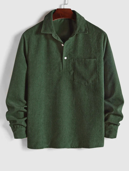 Men's Long Sleeve Button-Up Shirt
