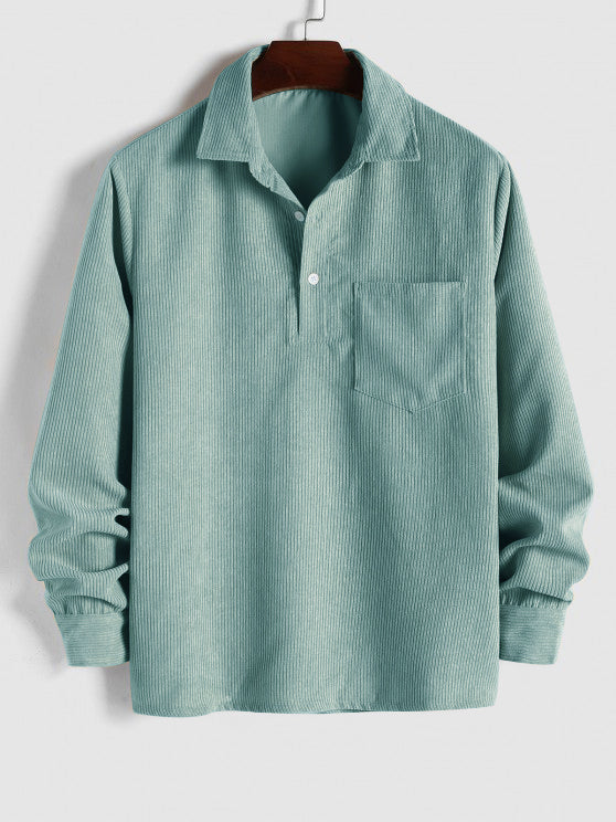 Men's Long Sleeve Button-Up Shirt