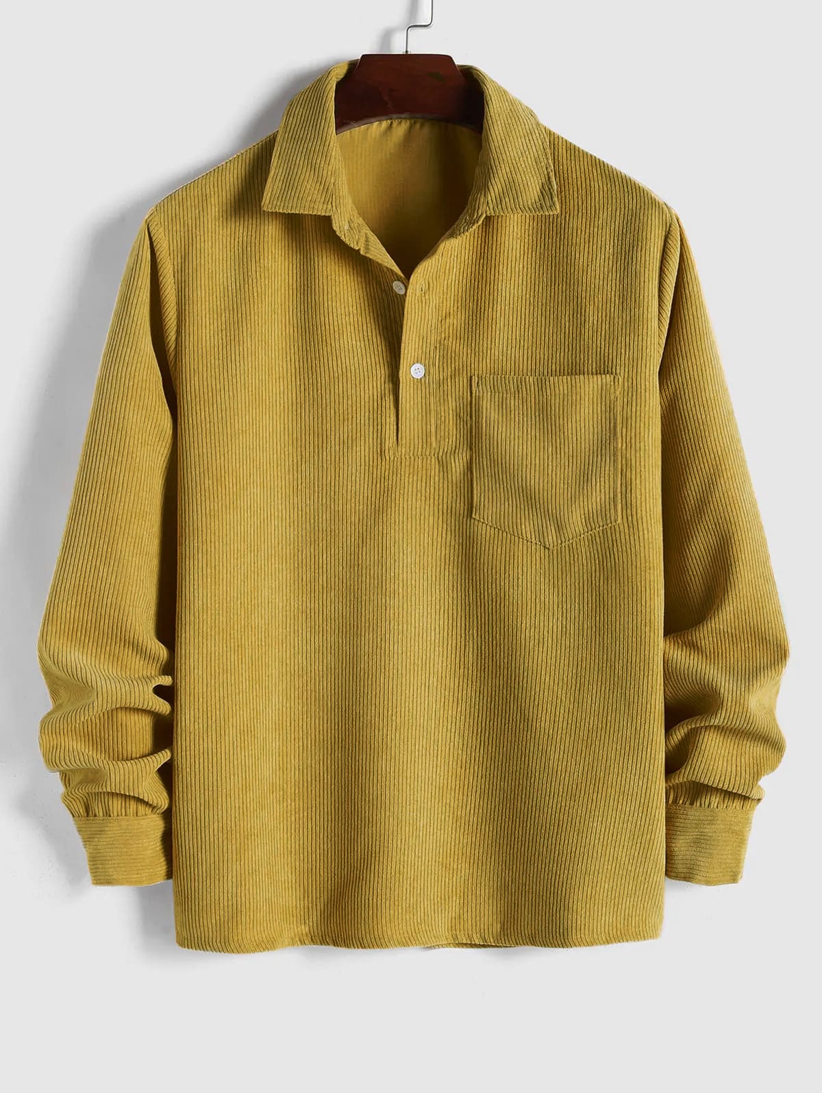 Men's Long Sleeve Button-Up Shirt