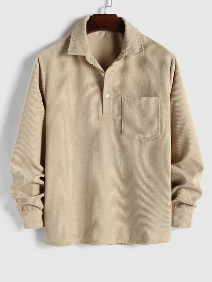 Men's Long Sleeve Button-Up Shirt