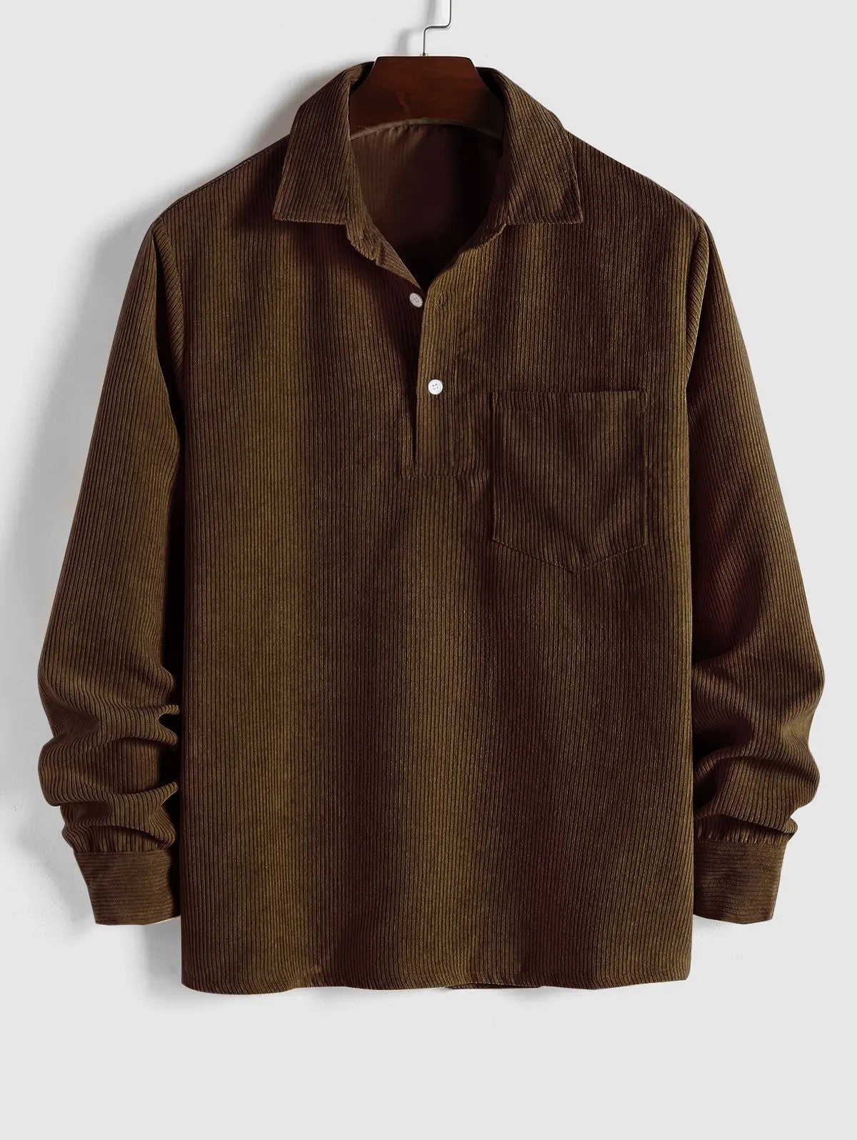 Men's Long Sleeve Button-Up Shirt