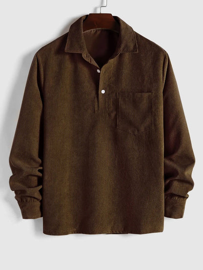 Men's Long Sleeve Button-Up Shirt