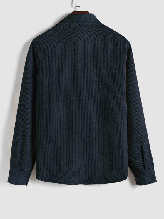Men's Long Sleeve Button-Up Shirt