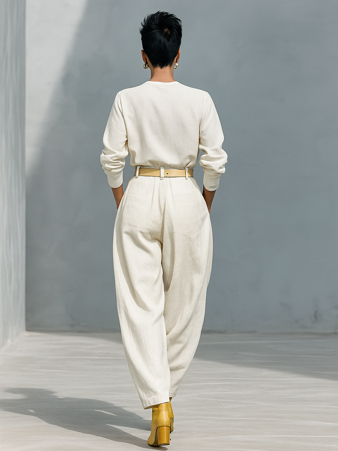 Women's Linen Long Sleeve Set – ModClo