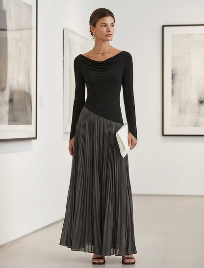 Women's Two Tone Color Maxi Dress – ModClo