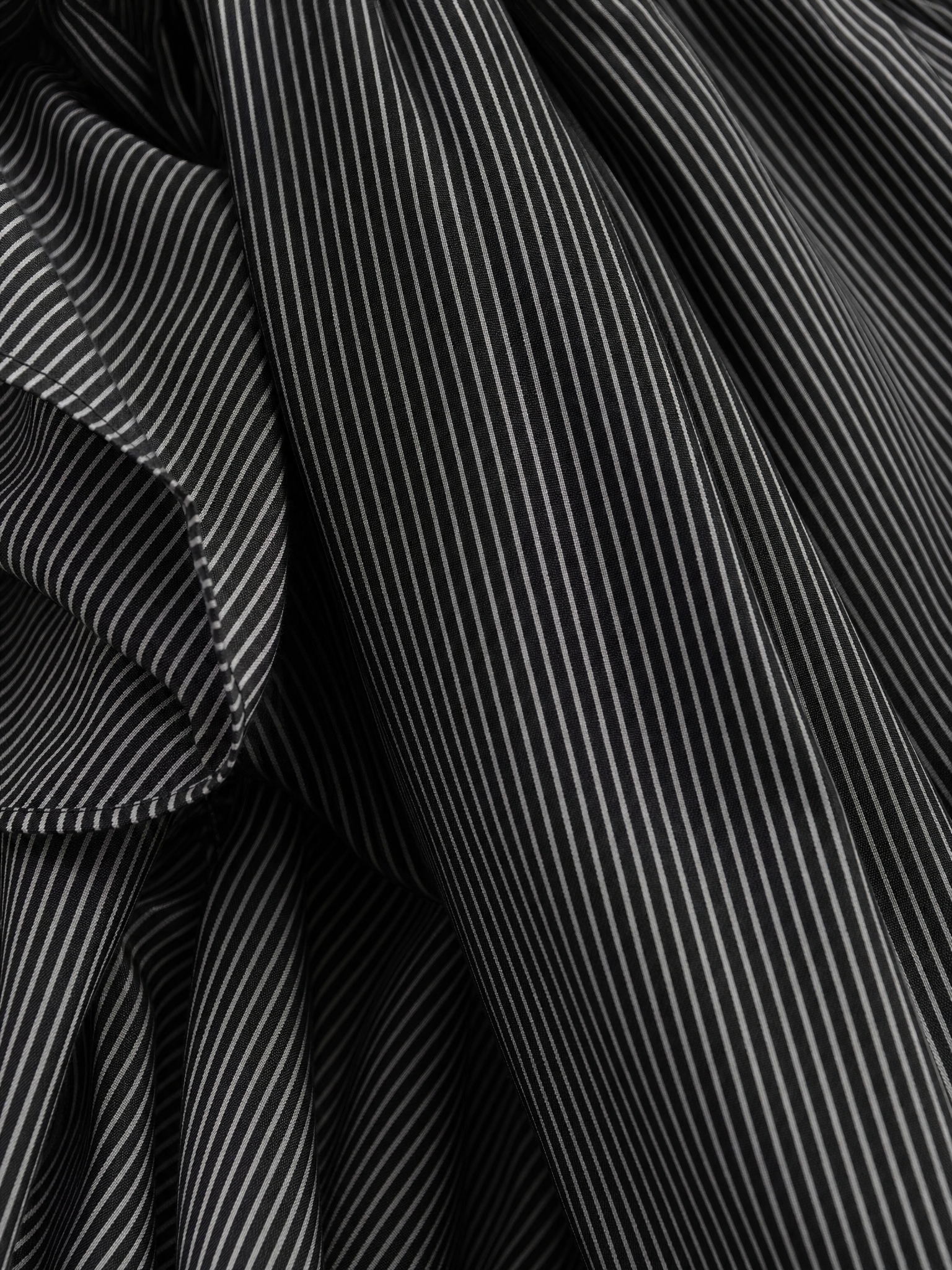 Women's Sleeveless Lapel Striped Maxi Dress – ModClo