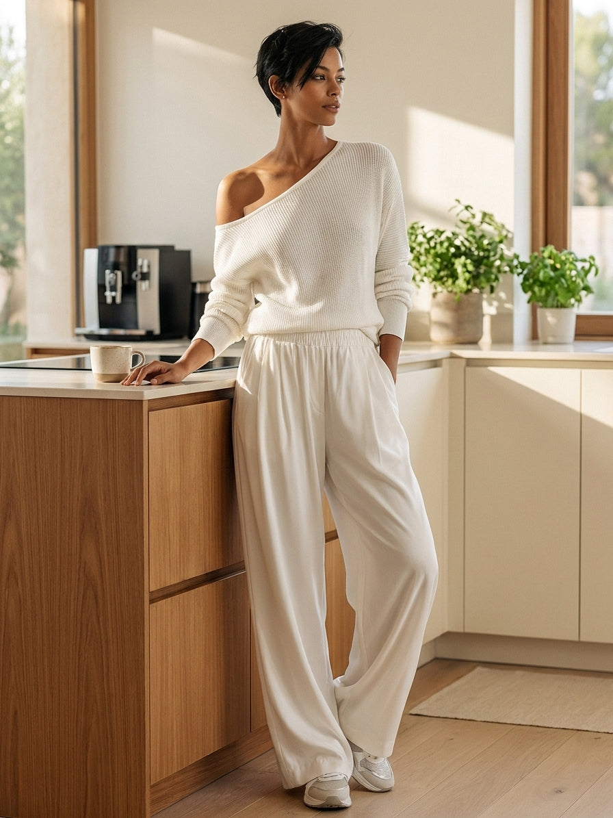 Women's Knit Asymmetric Set – ModClo