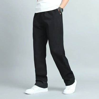 Men's Wide Linen Pants Breathable