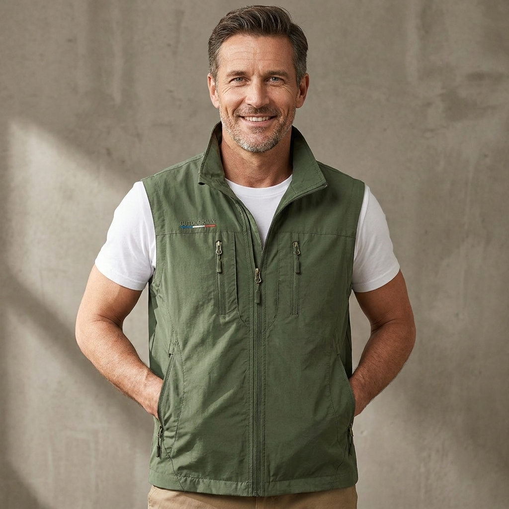 Men's Multi Pocket Utility Vest