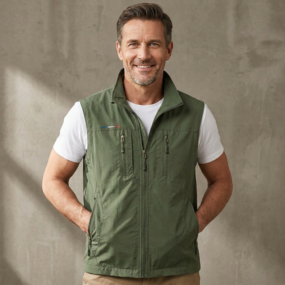 Men's Multi Pocket Utility Vest