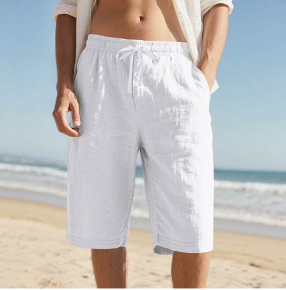 Marco | Men's Knee Length Pull-On Chino Shorts 0