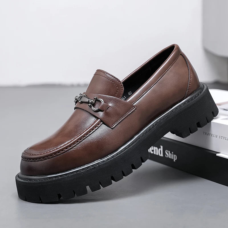 Men's Chunky Platform Loafers Casual and Dress