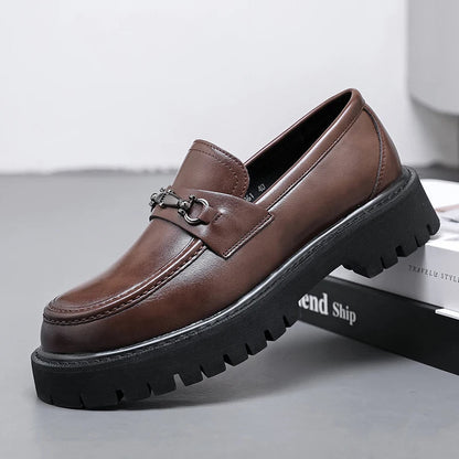 Men's Chunky Platform Loafers Casual and Dress