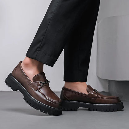 Men's Chunky Platform Loafers Casual and Dress