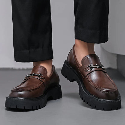 Men's Chunky Platform Loafers Casual and Dress