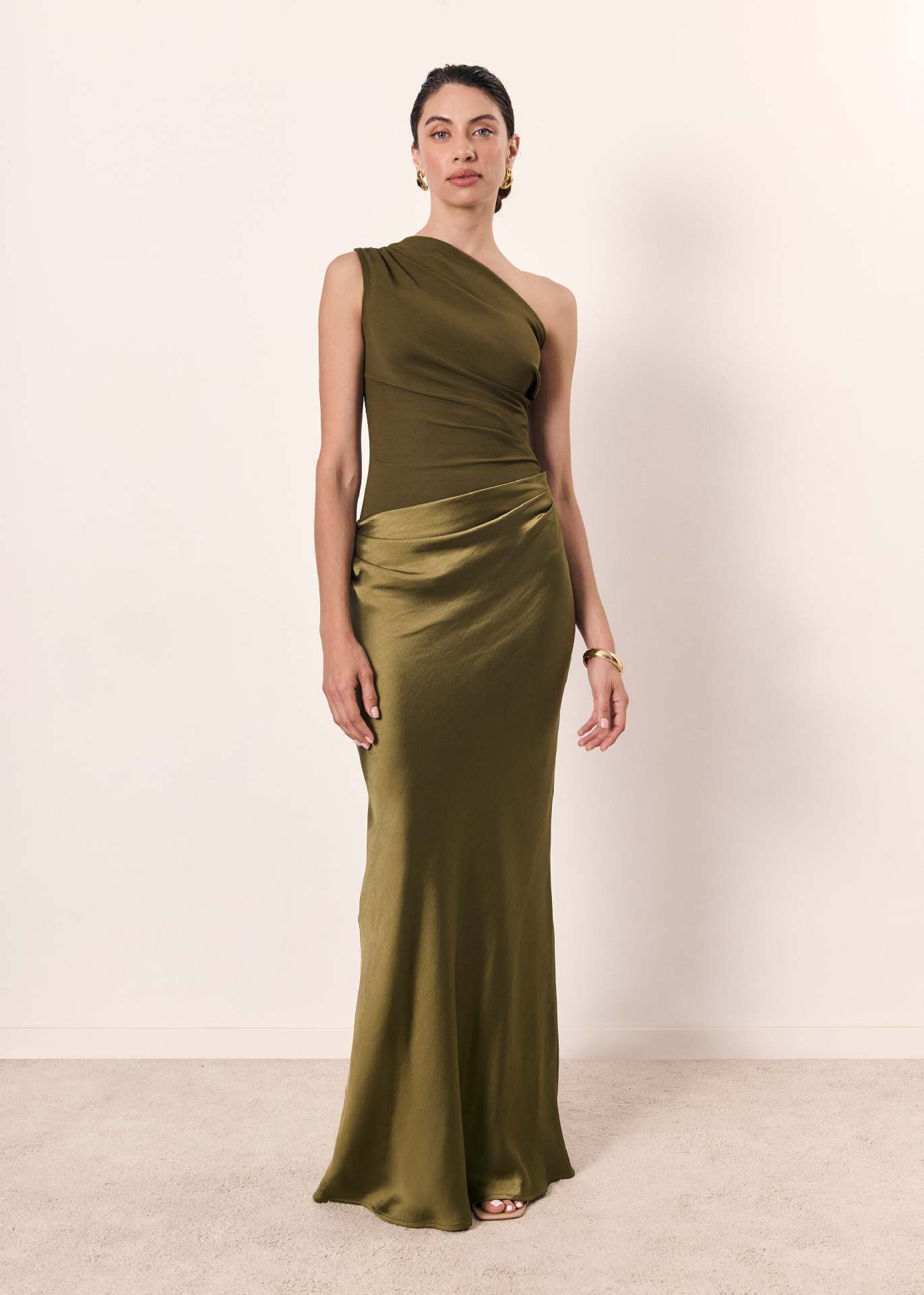 Maya | Women Wedding Guest Dress One-Shoulder Evening Dress 3