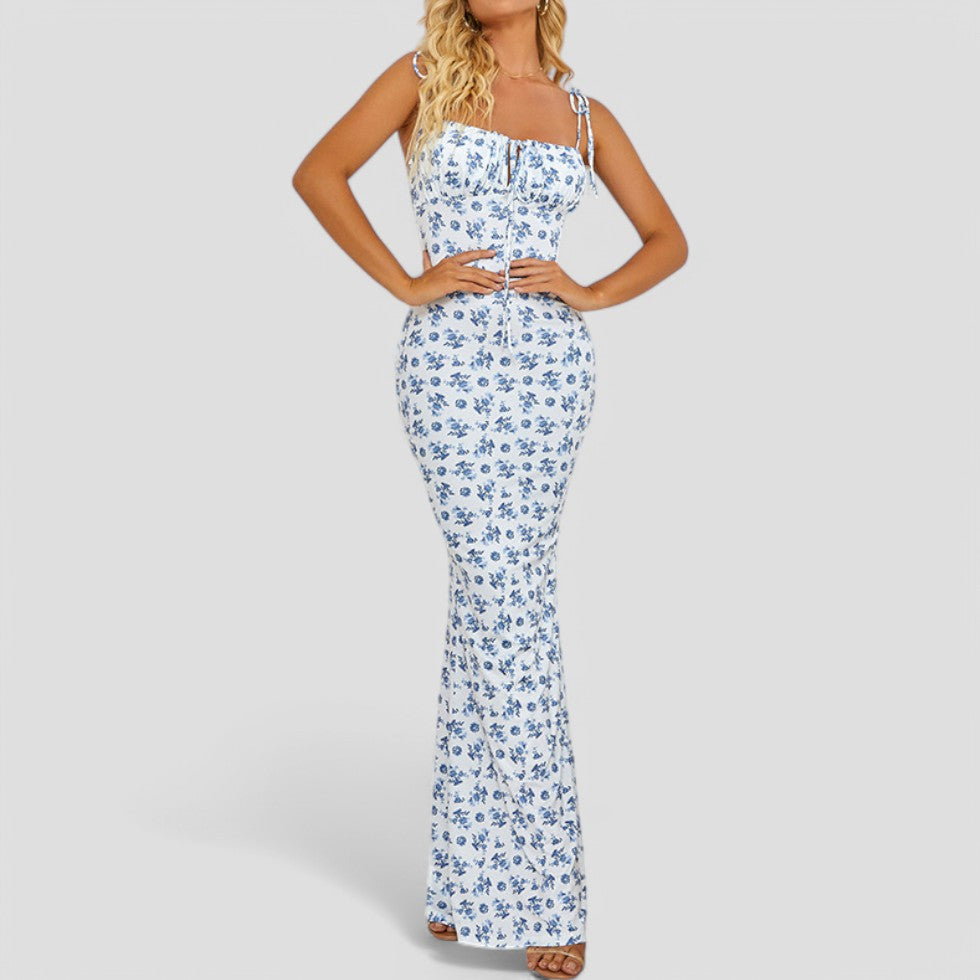 Sleeveless Maxi Dress Elegant Bodycon Summer Wear