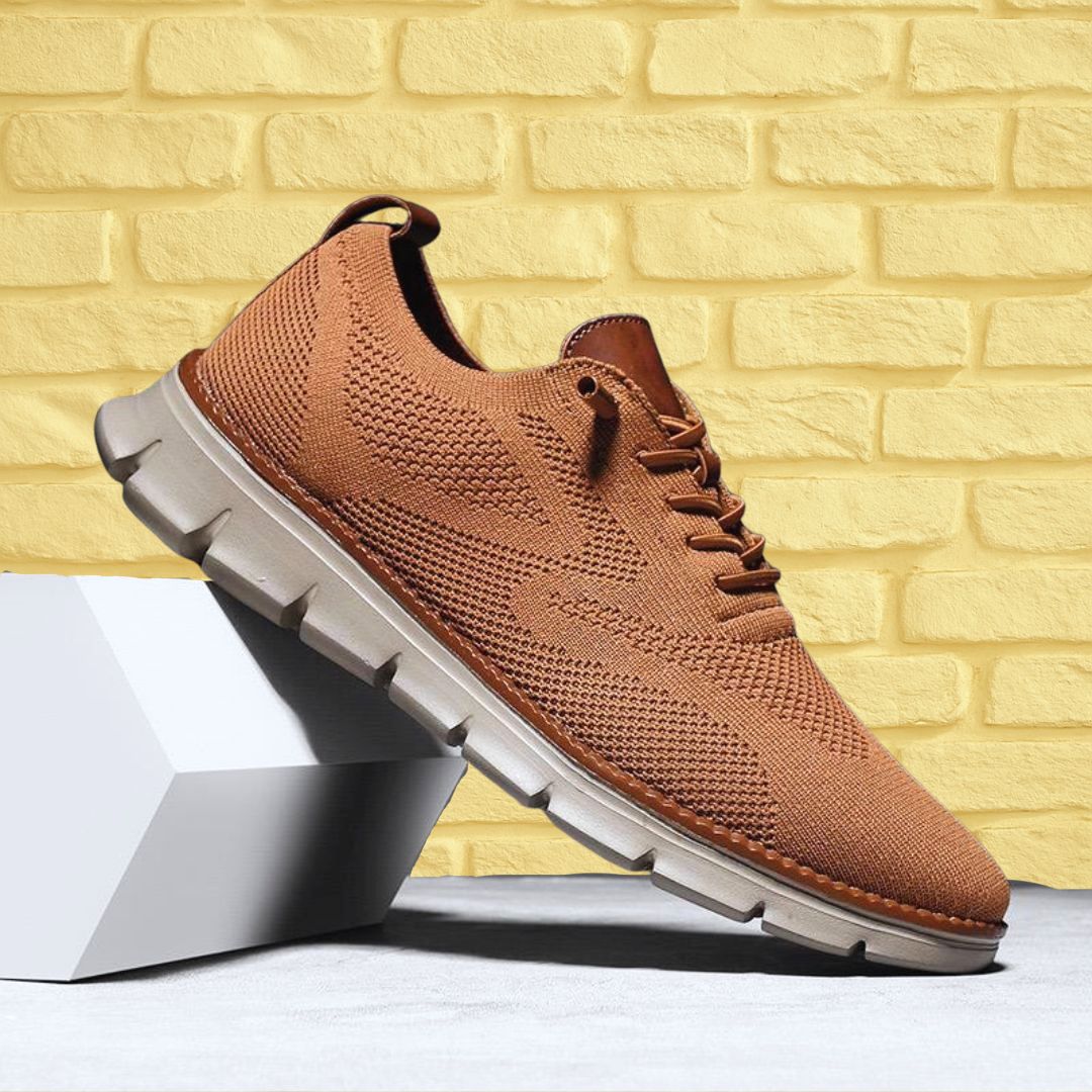 Men's Walking Shoes Knit Cushioned Sole