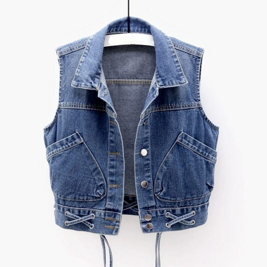 Anastasia Classic Denim Vest