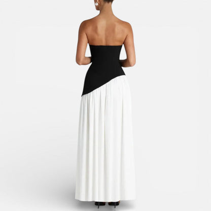 Strapless Maxi Dress with Side Slit – ModClo, view 8