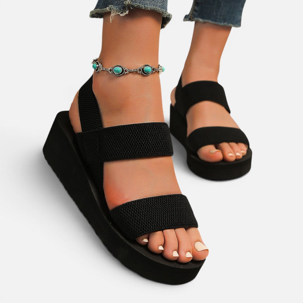 Platform Strap Sandals – ModClo, view 2