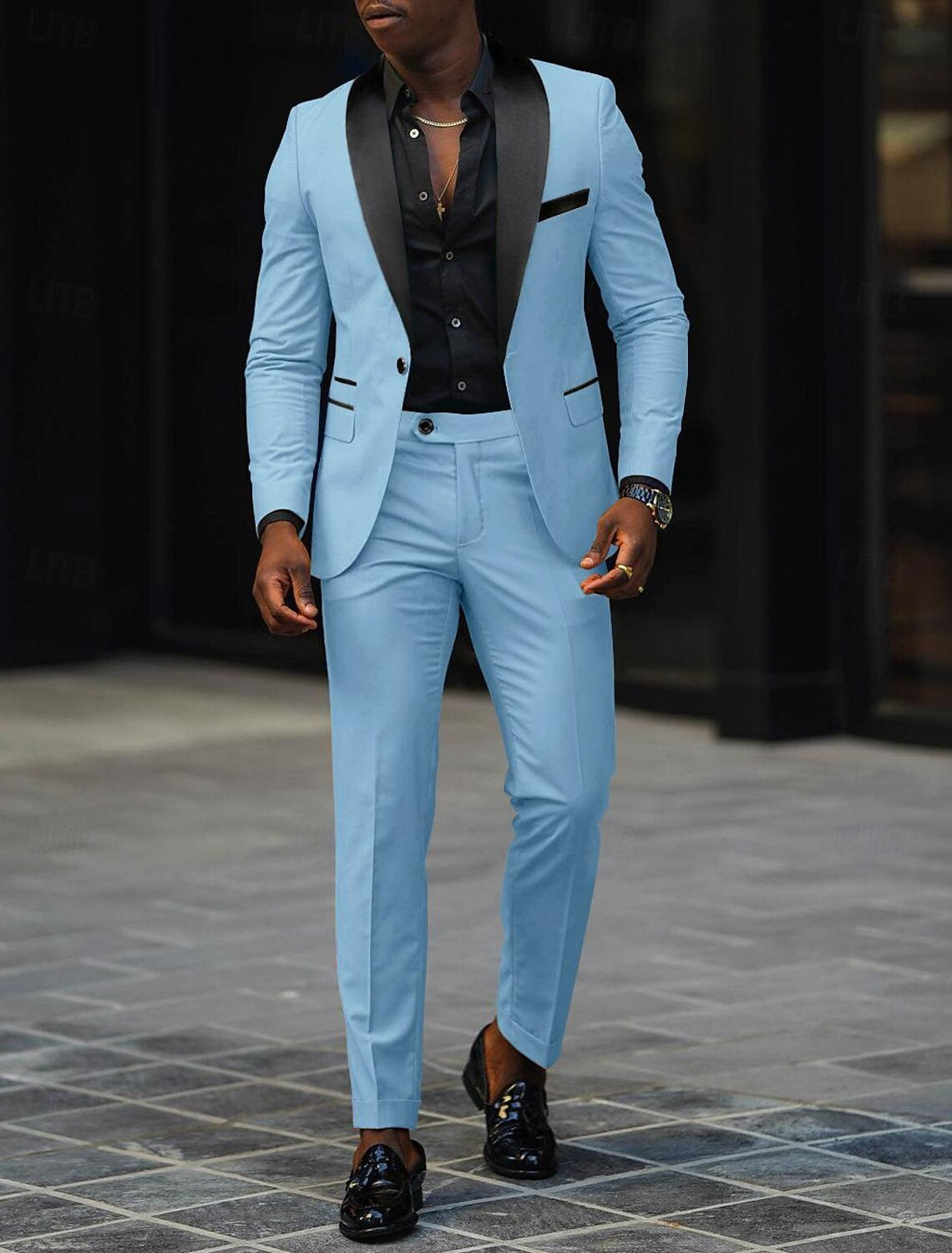 Men's Single Button Suit Tailored