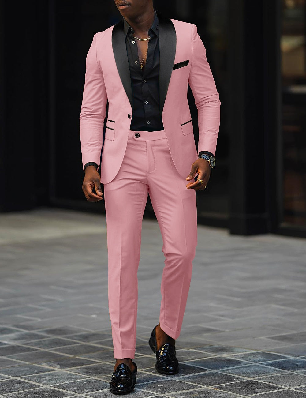 Men's Single Button Suit Tailored