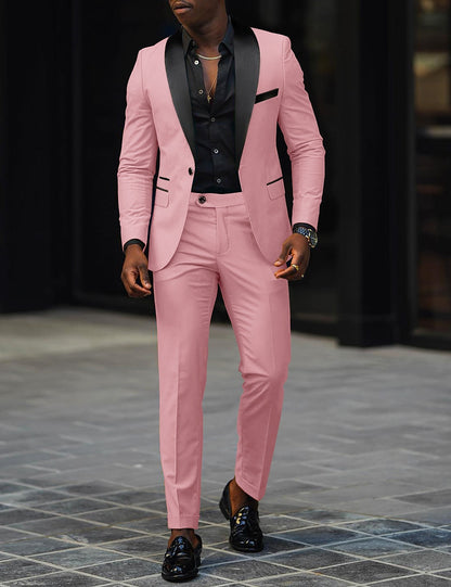 Men's Single Button Suit Tailored