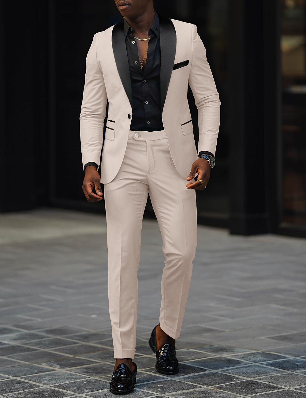 Men's Single Button Suit Tailored