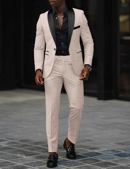 Men's Single Button Suit Tailored