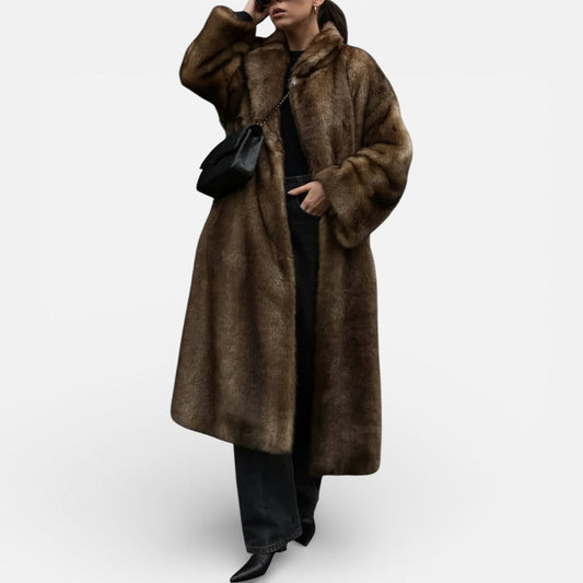 Long Faux Fur Coat