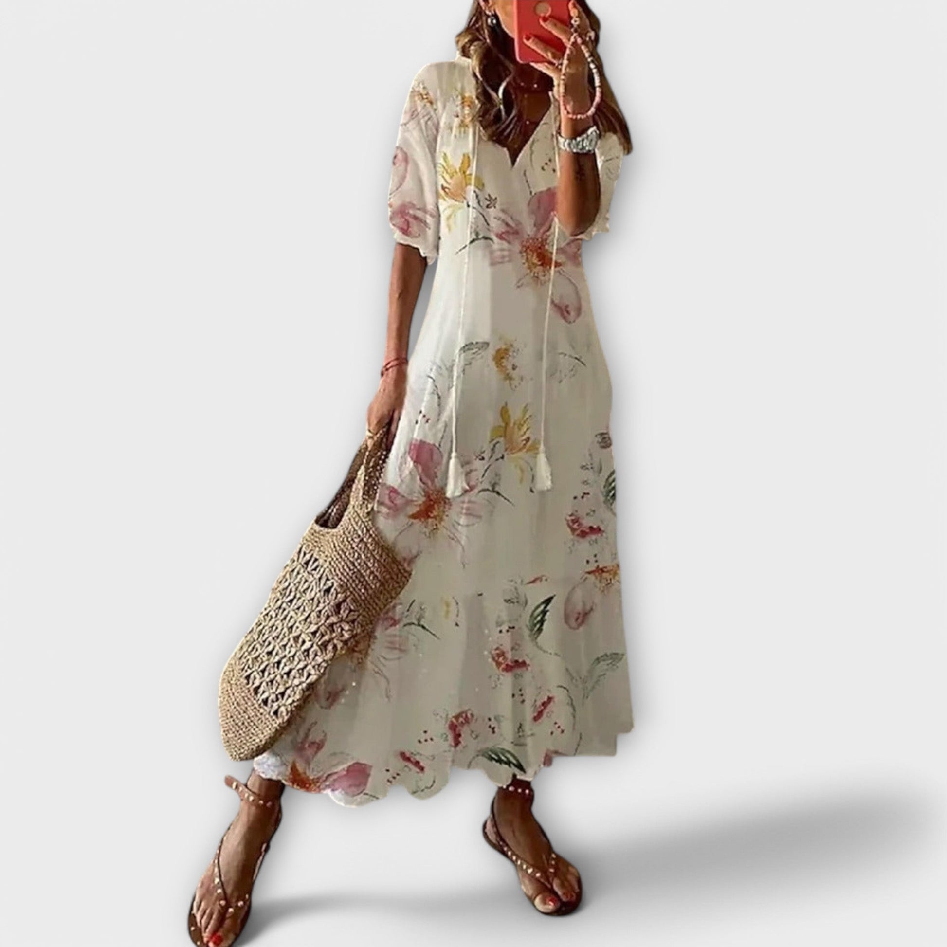 Women's Bohemian Maxi Dress Relaxed