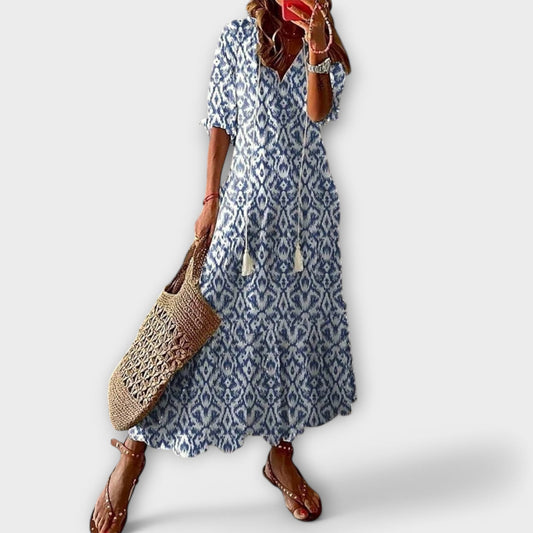 Women's Bohemian Maxi Dress Relaxed