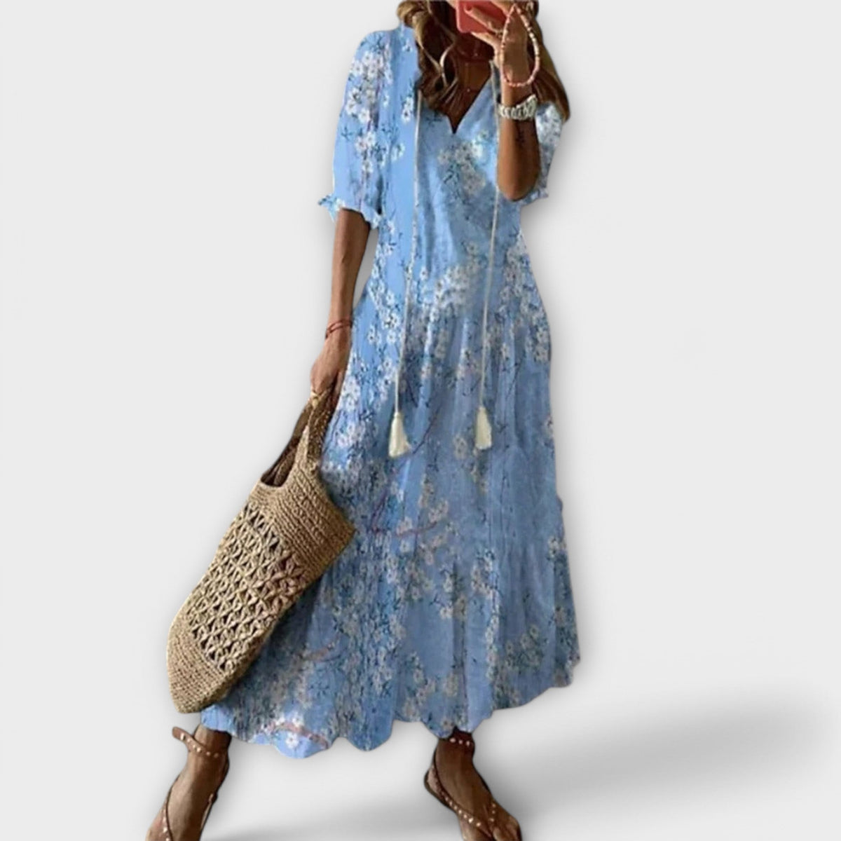 Women's Bohemian Maxi Dress Relaxed