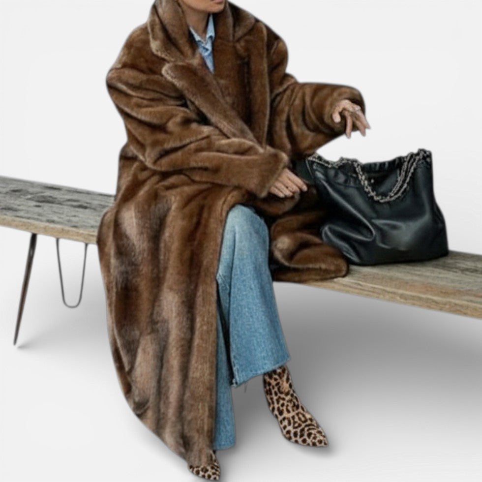 Long Faux Fur Coat