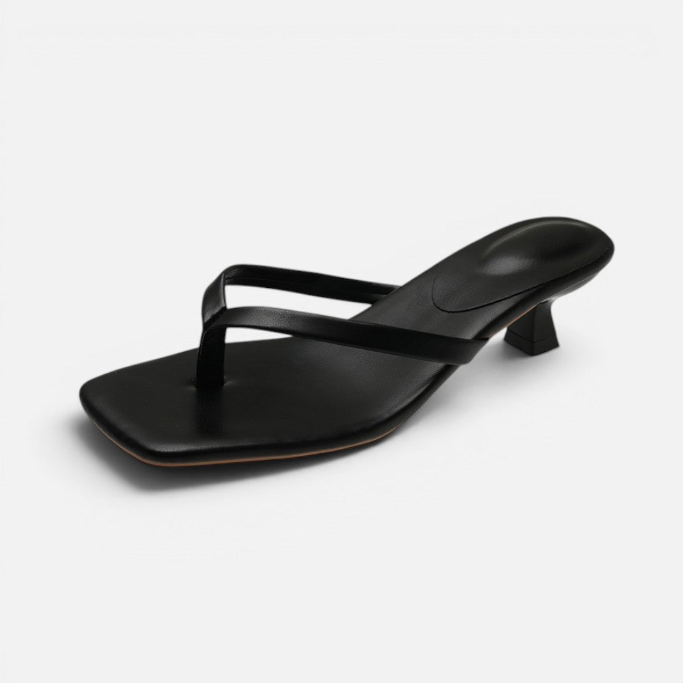 Thong Heel Sandals – ModClo, view 4