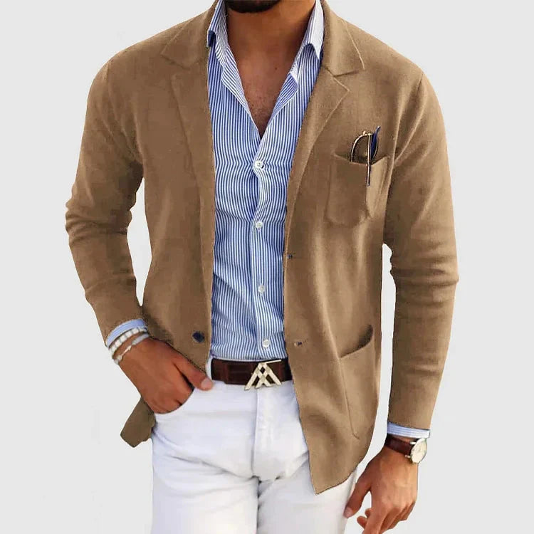 Men's Old Money Blazer With Lapel Collar – ModClo, view 4