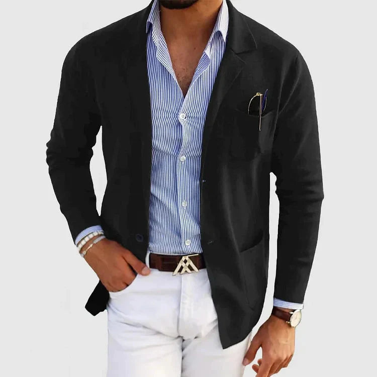 Men's Old Money Blazer With Lapel Collar – ModClo, view 5