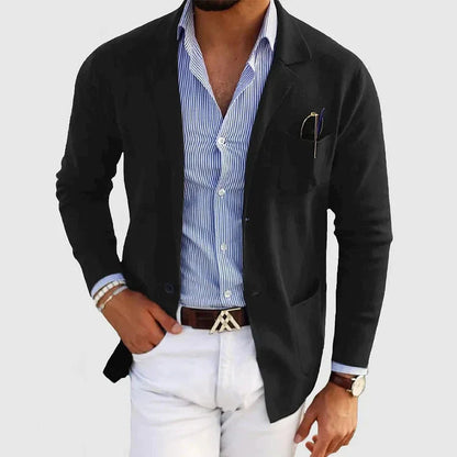 Men's Old Money Blazer With Lapel Collar – ModClo, view 5