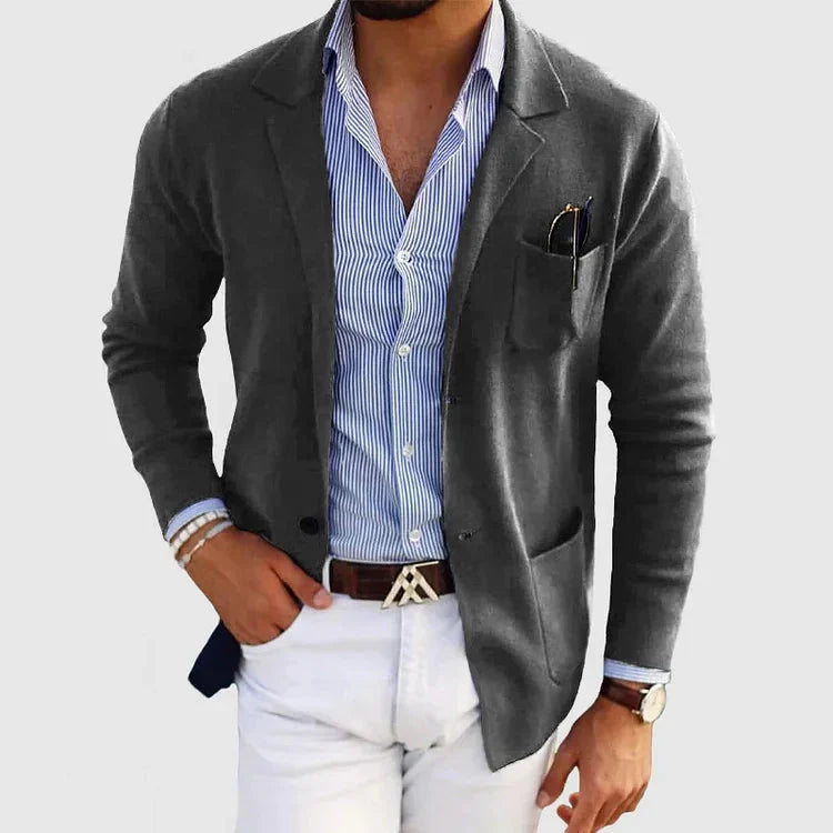 Men's Old Money Blazer With Lapel Collar – ModClo, view 6