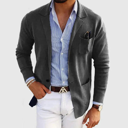 Men's Old Money Blazer With Lapel Collar – ModClo, view 6