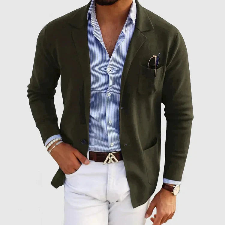 Men's Old Money Blazer With Lapel Collar – ModClo, view 7