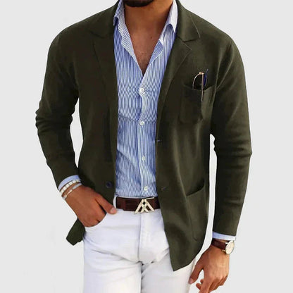Men's Old Money Blazer With Lapel Collar – ModClo, view 7