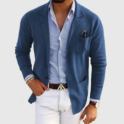 Men's Old Money Blazer With Lapel Collar – ModClo, view 3