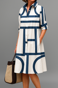 White & Blue