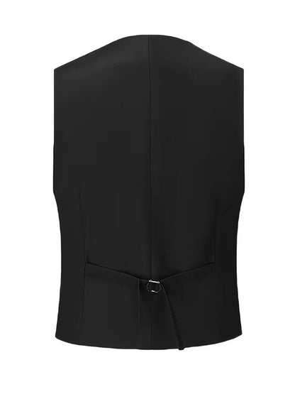 Men's Slim Fit Three-Piece Suit Waistcoat